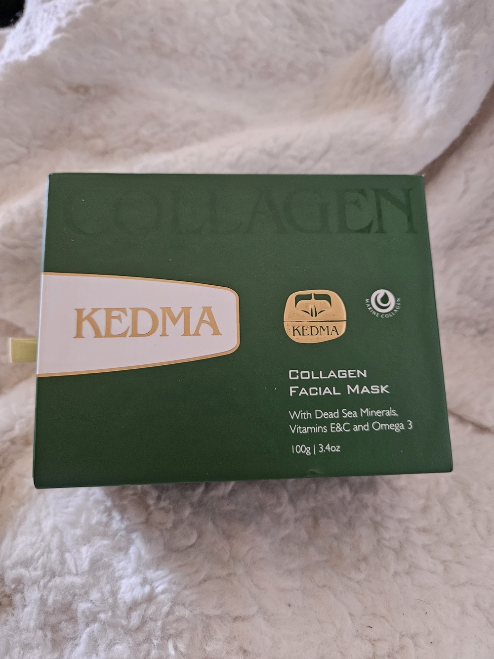 $300 MSRP | KEDMA | Collagen Facial Mask Dead Sea Minerals 3.4 oz New